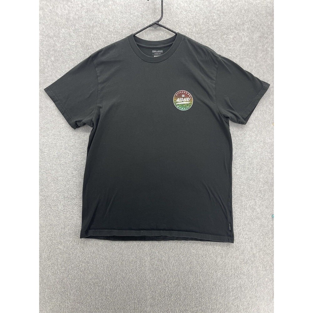 Billabong Kids Shirt Solid Black Short Sleeve Size XL Cotton Aloha Surfer - Picture 9 of 9